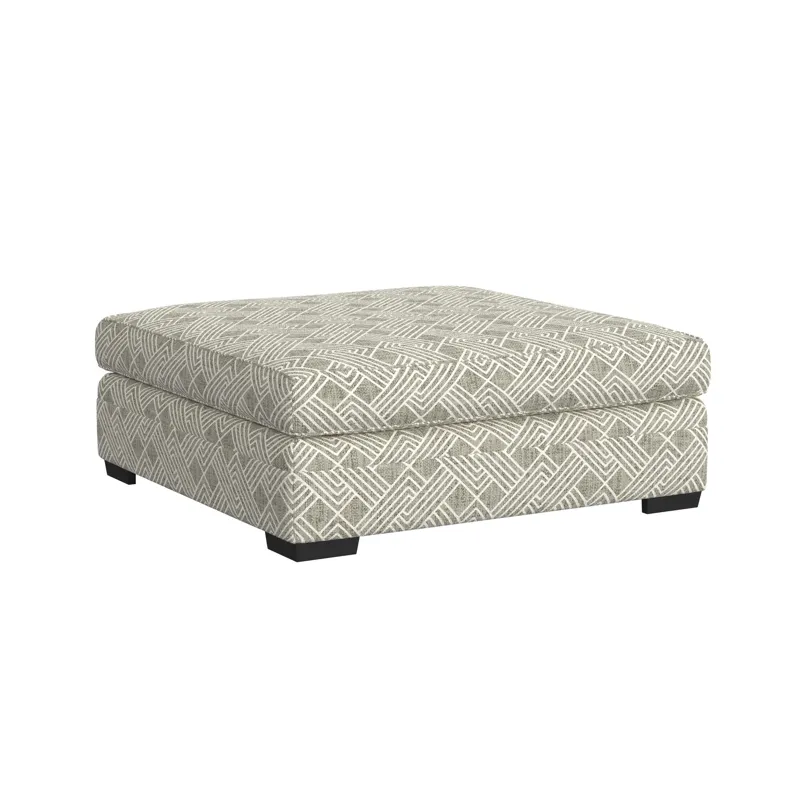 Tully Ottoman in Modular Porcelain
