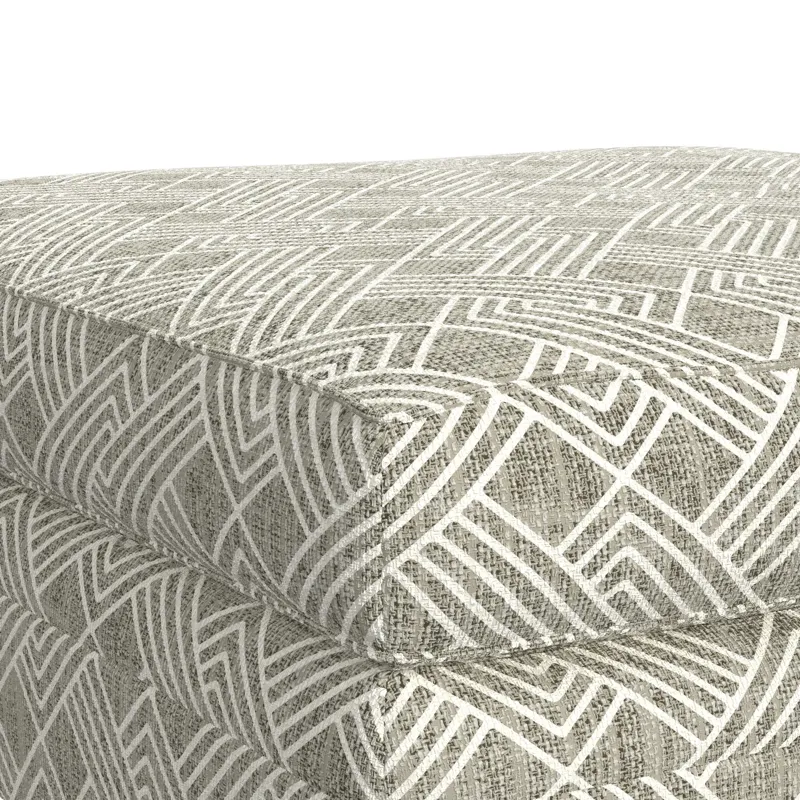 Tully Ottoman in Modular Porcelain