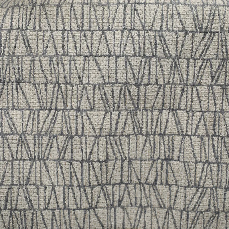 Tully Loveseat in Galactic Charcoal with 4 Pillows