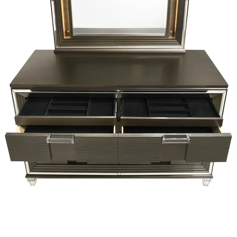 Twenty Nine 6-Drawer Dresser w/ Mood Lighting Mirror