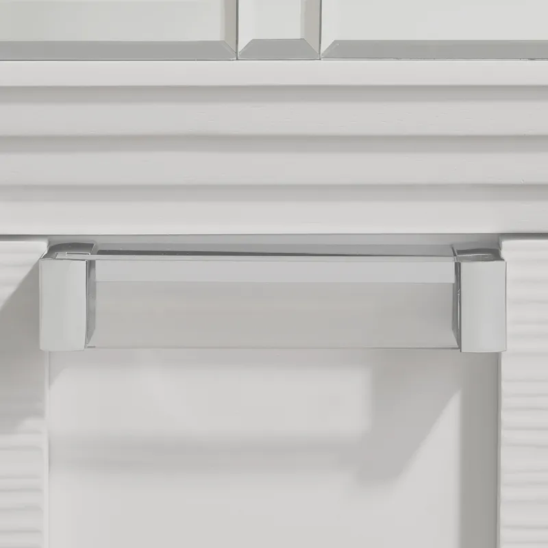 Twenty Nine Dresser & Mirror Set White