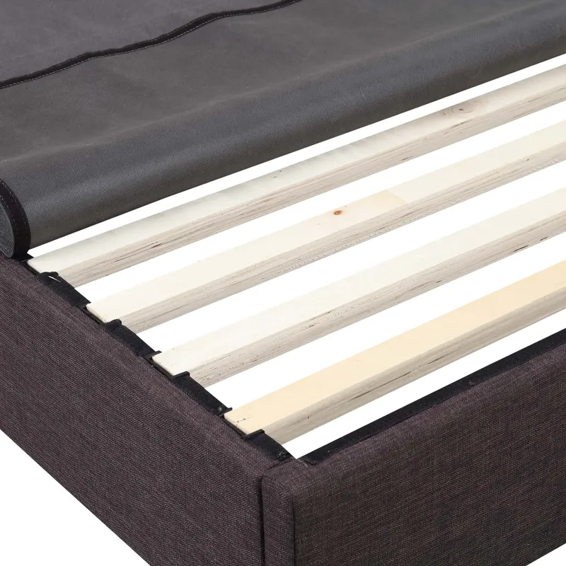 Abby Platform Full Base Bed Heirloom Charcoal (3A Packing)