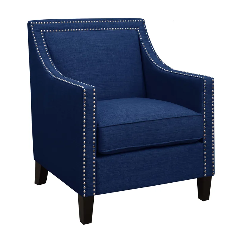 Erica 497 Chair W/Chrome Nails Heirloom Blue (ISTA 3)
