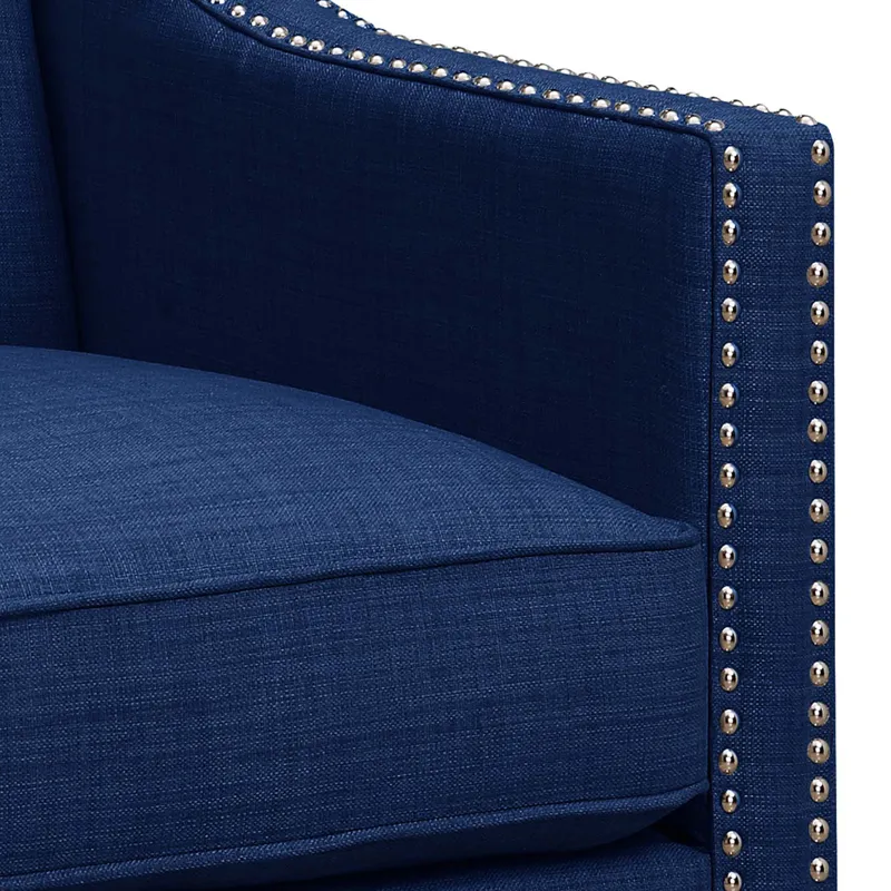 Erica 497 Chair W/Chrome Nails Heirloom Blue (ISTA 3)