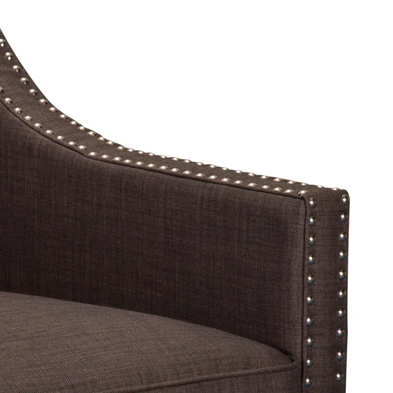 Erica 497 Chair W/Chrome Nails Heirloom Chocolate (ISTA 3)