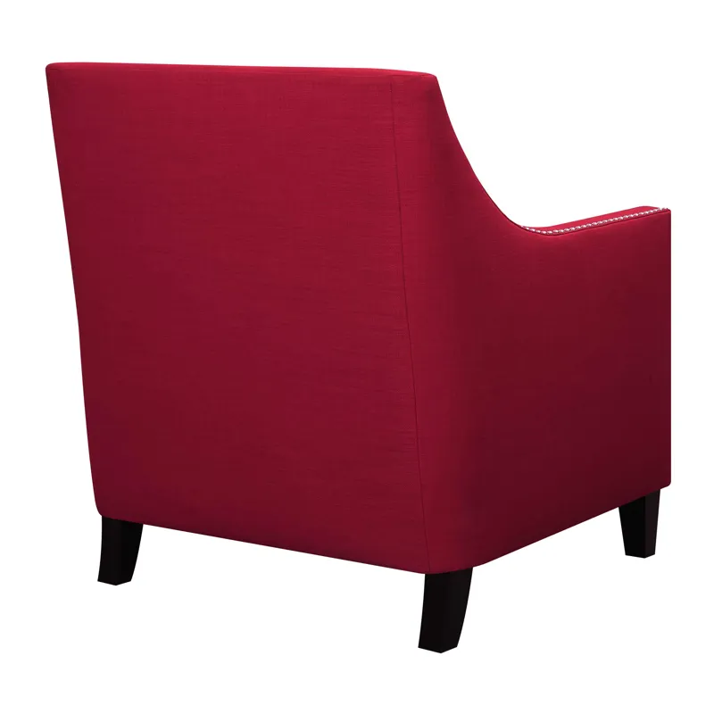 Erica 497 Chair W/Chrome Nails Heirloom Berry (ISTA 3)