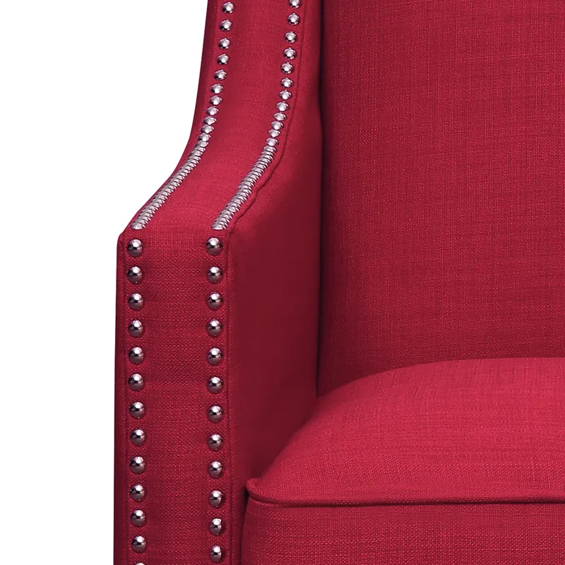 Erica 497 Chair W/Chrome Nails Heirloom Berry (ISTA 3)