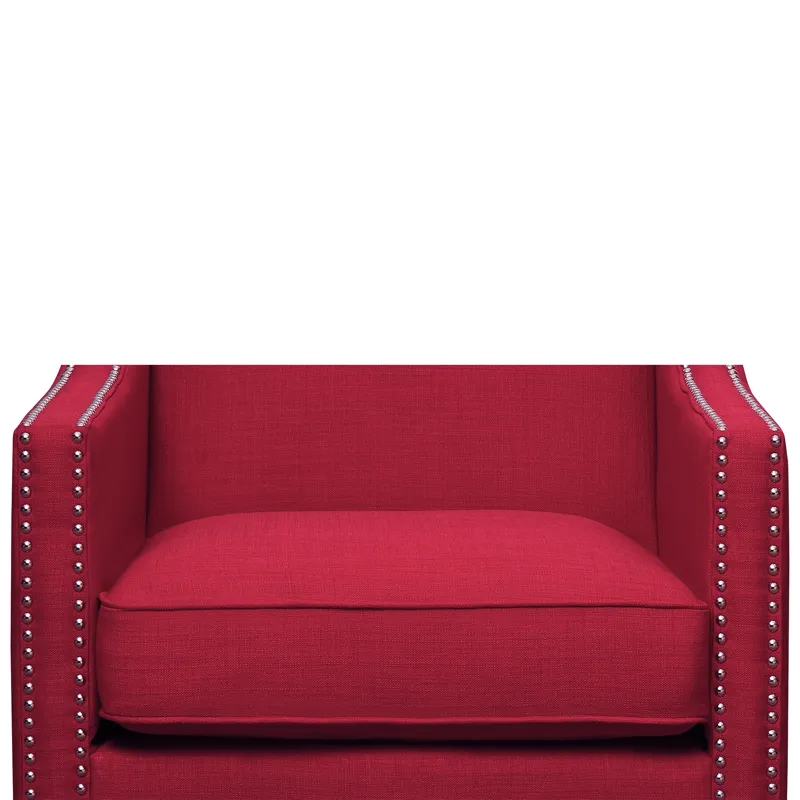 Erica 497 Chair W/Chrome Nails Heirloom Berry (ISTA 3)