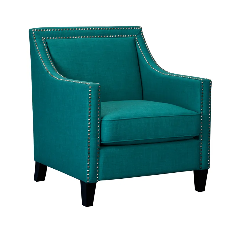 Erica 497 Chair W/Chrome Nails Heirloom Aqua/Teal (ISTA 3)