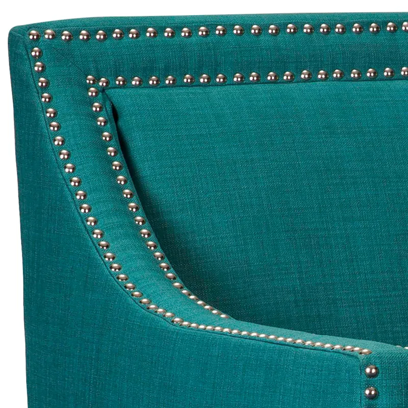 Erica 497 Chair W/Chrome Nails Heirloom Aqua/Teal (ISTA 3)