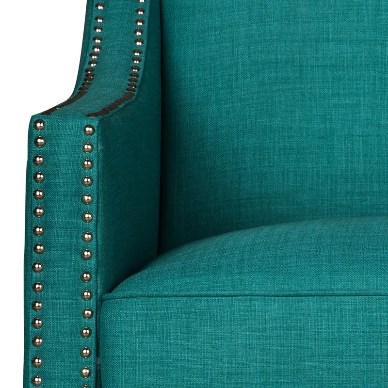 Erica 497 Chair W/Chrome Nails Heirloom Aqua/Teal (ISTA 3)