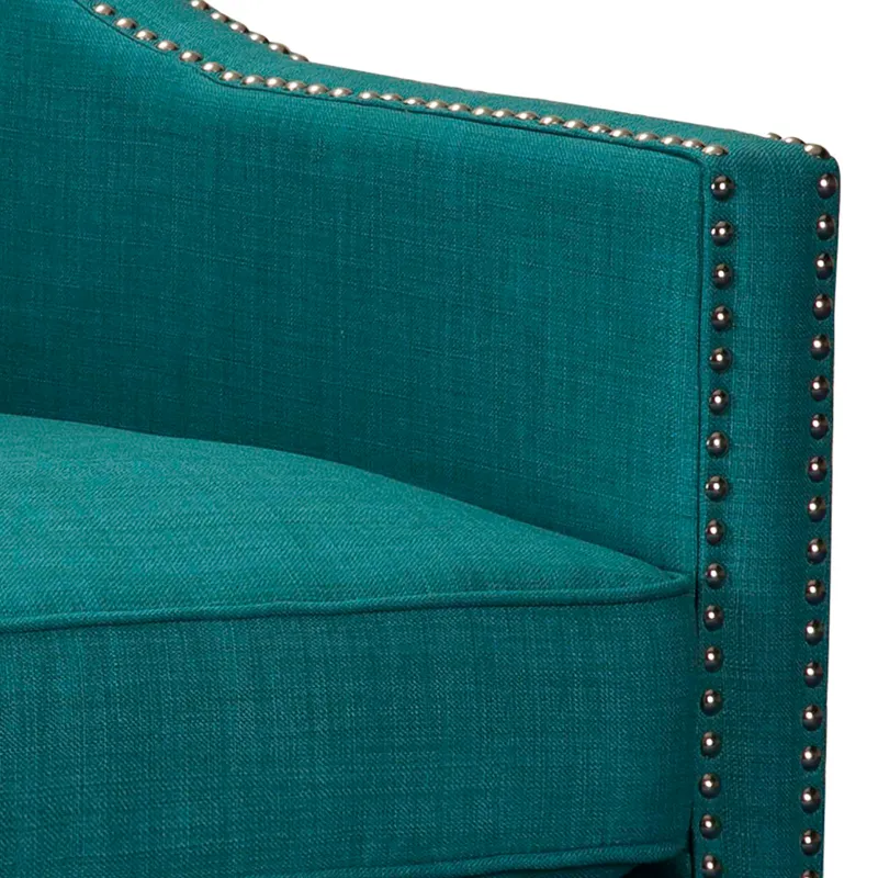Erica 497 Chair W/Chrome Nails Heirloom Aqua/Teal (ISTA 3)