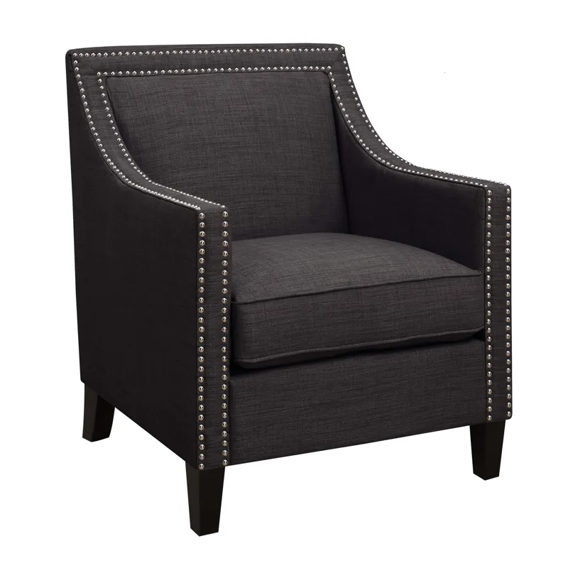 Erica 497 Chair W/Chrome Nails Heirloom Charcoal (ISTA 3)