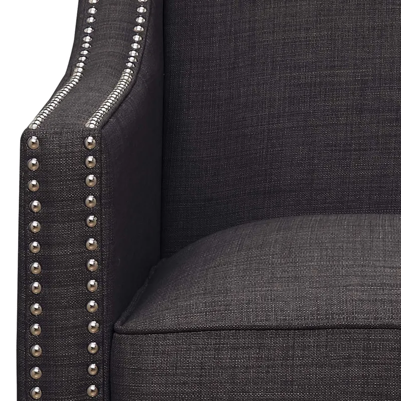 Erica 497 Chair W/Chrome Nails Heirloom Charcoal (ISTA 3)