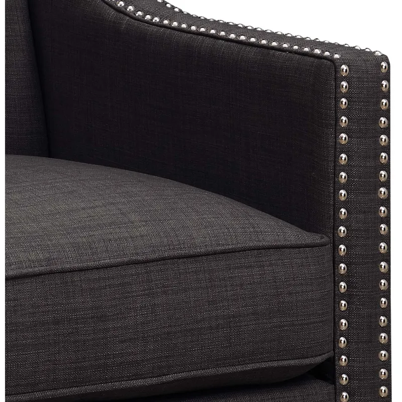 Erica 497 Chair W/Chrome Nails Heirloom Charcoal (ISTA 3)