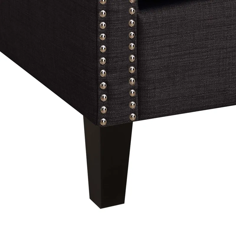 Erica 497 Chair W/Chrome Nails Heirloom Charcoal (ISTA 3)