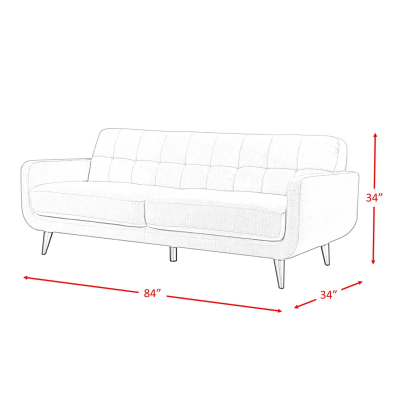Hadley 4480 Sofa Heirloom Teal w/No Pillow