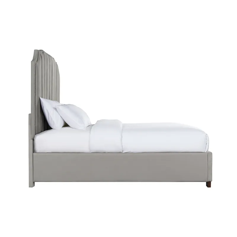 Harper King Bed Boulder Gray