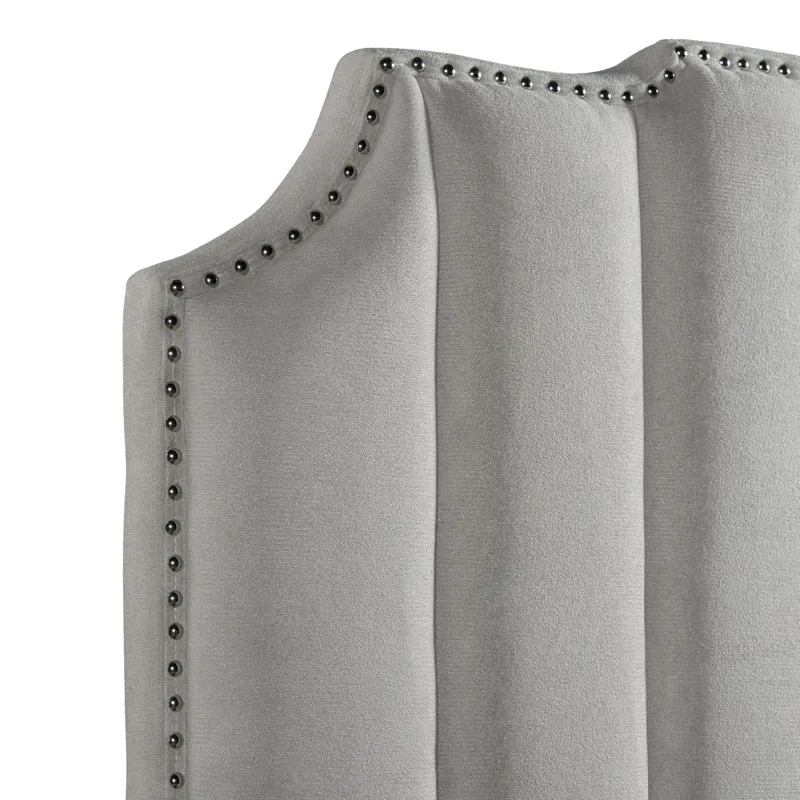 Harper King Bed Boulder Gray
