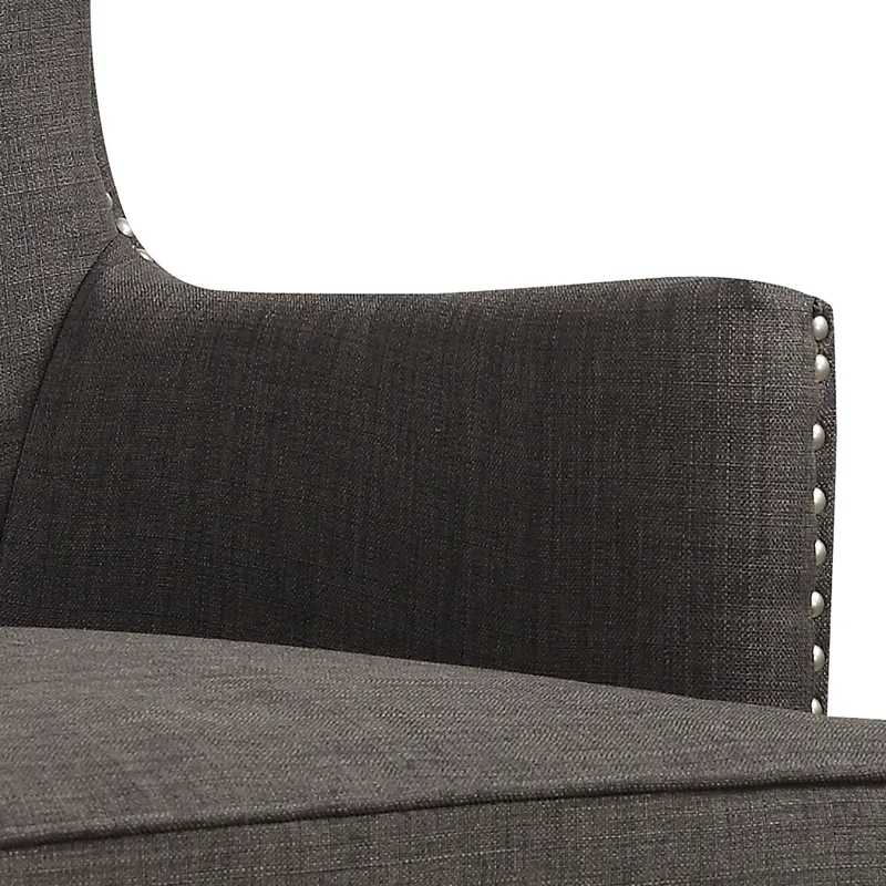 Kori 724 Chair W/Chrome Nails Heirloom Charcoal (ISTA 3)