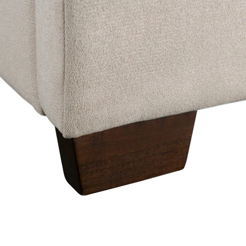 Harper Magnolia Queen Bed Boulder Sand