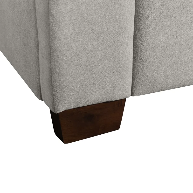 Harper Waldorf Queen Storage Bed Boulder Grey
