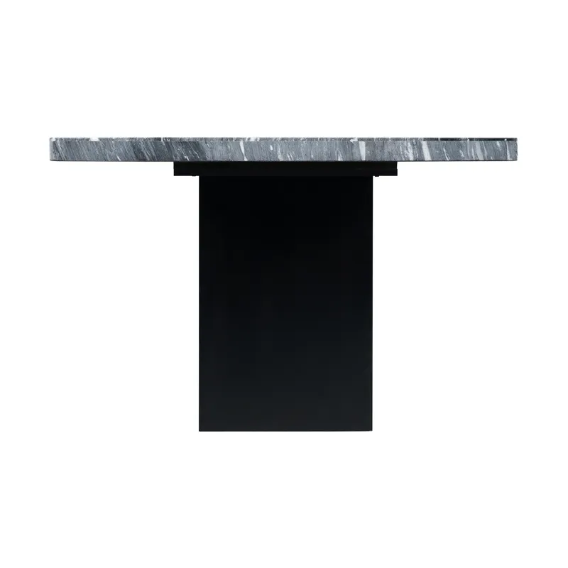 Valentino Complete Table (Grey Marble)