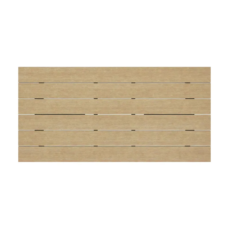 Veltis Dining Table with Acacia Top in Black