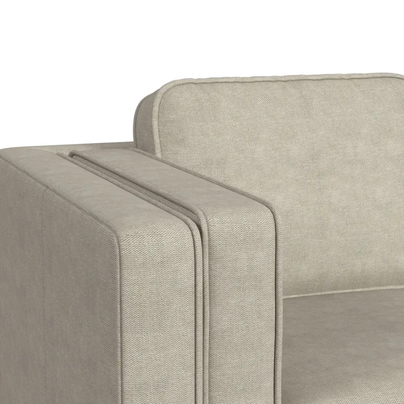 Venus Chair in Belfast China Beige with cherry finished wooden front