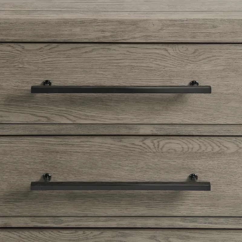 Versailles Contemporary 6-Drawer Dresser in Grey
