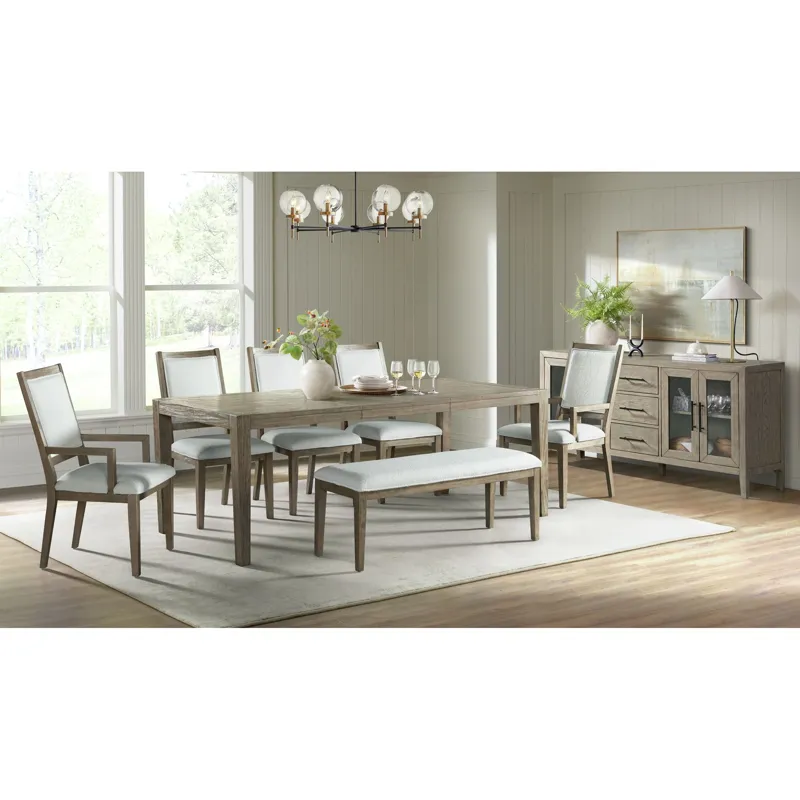 Versailles Contemporary Dining Arm Chair With Boucle White in Grey