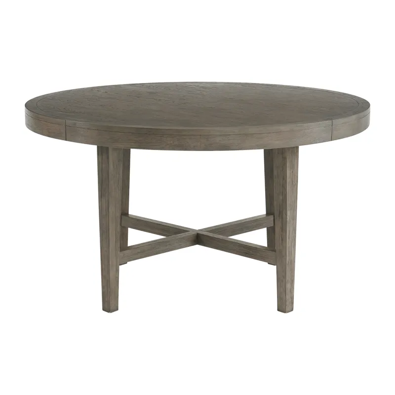 Versailles Contemporary Round Dining Table in Grey