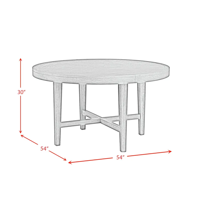 Versailles Contemporary Round Dining Table in Grey