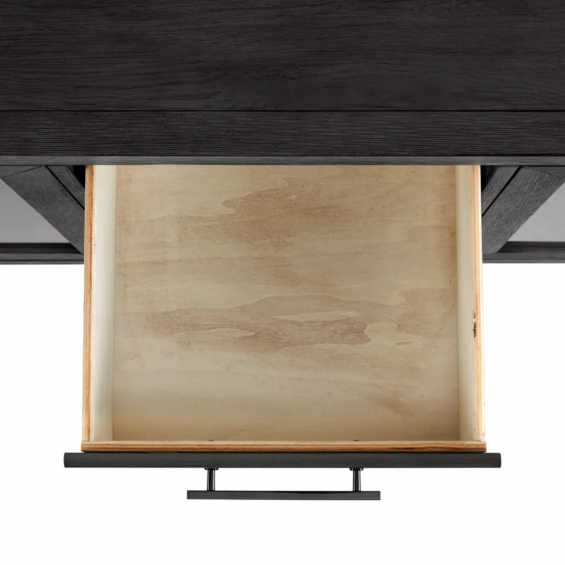 Versailles Contemporary Server in Black