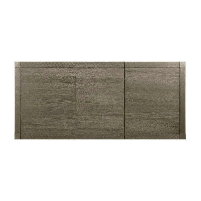 Versailles Contemporary Rectangular Dining Table With 1x24 leaf in Grey