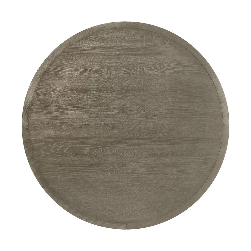 Versailles Contemporary Round Dining Table in Grey