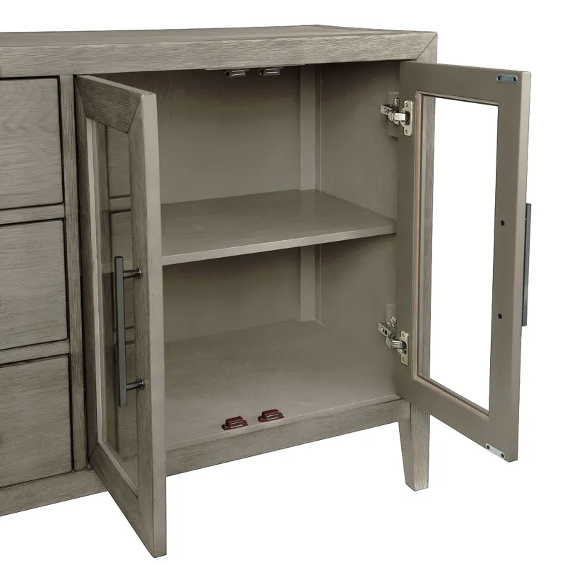 Versailles Contemporary Server in Grey