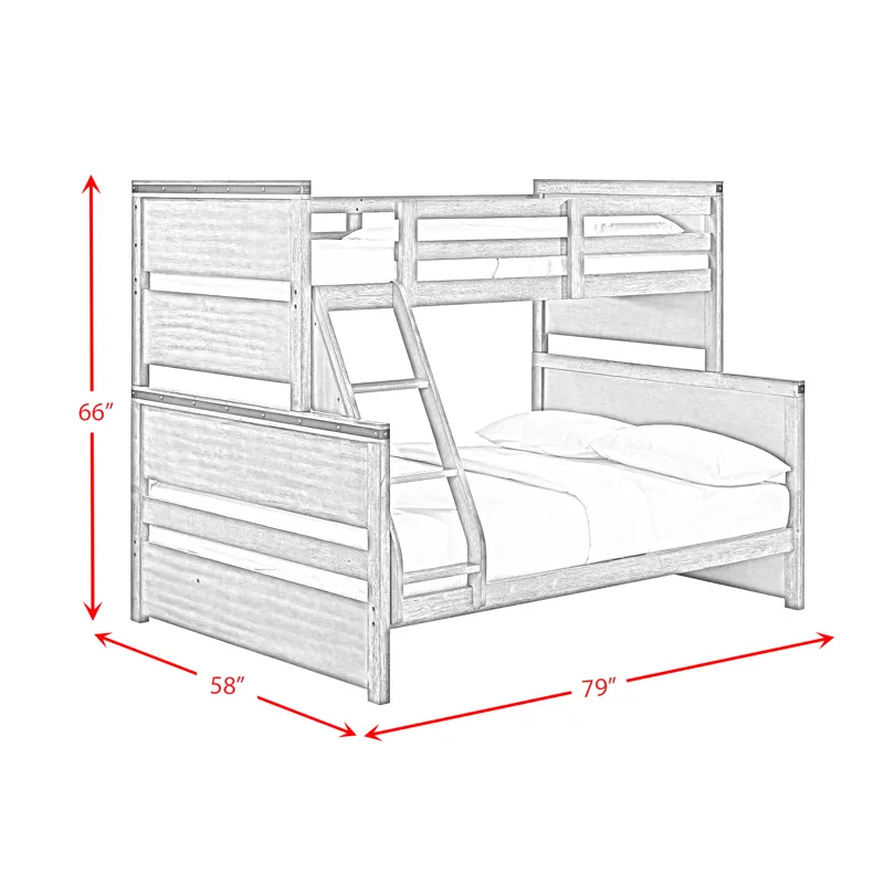 Wade Twin Over Full Bunk w/ Trundle