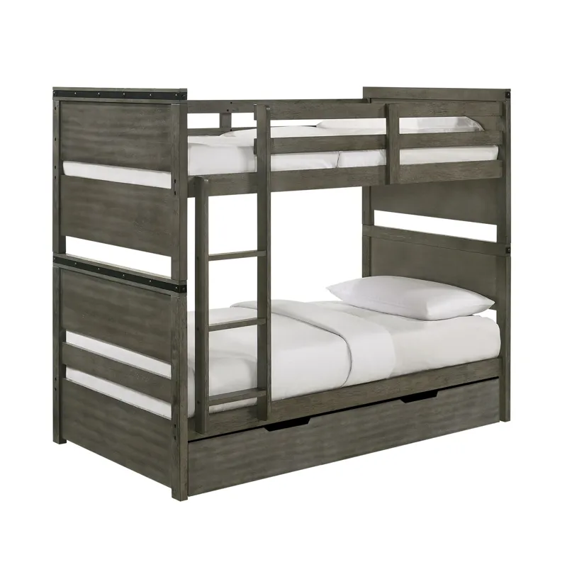 Wade Twin Over Twin Bunk w/ Trundle