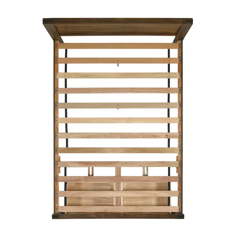 Warner Full Platform Storage Bed in Chestnut