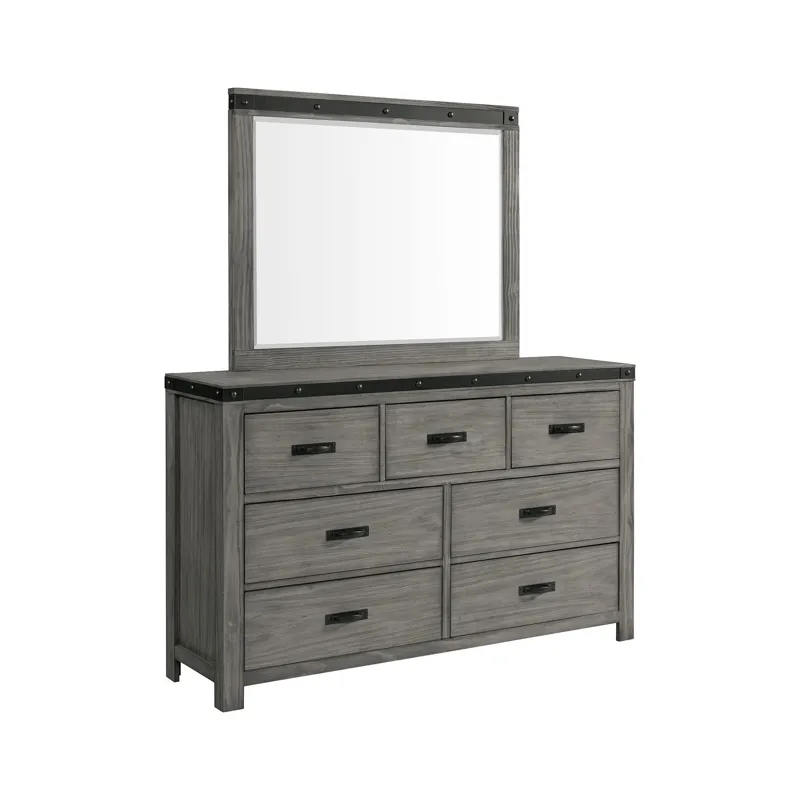 Wade 7-Drawer Dresser & Mirror Set