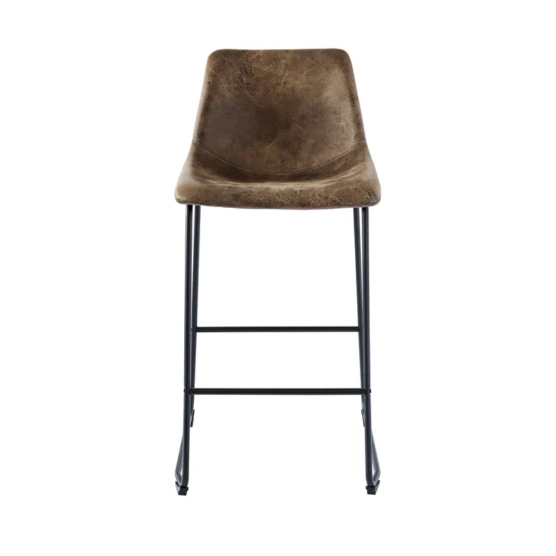 Wes Bar Stool (QSD6099) 29" Brown Bar Stool