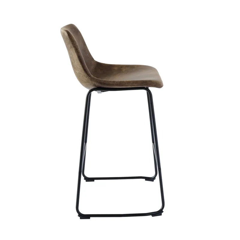 Wes Bar Stool (QSD6099) 29" Brown Bar Stool