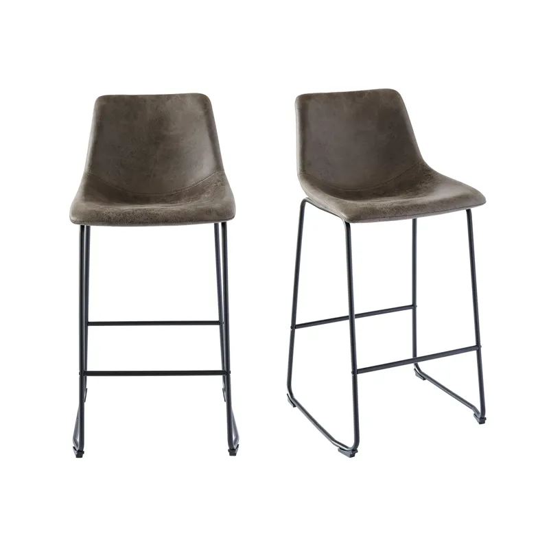 Wes Bar Stool (QSD6099) 29" Grey Bar Stool