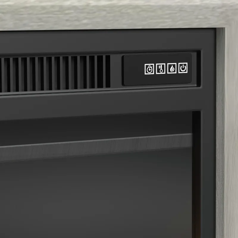 Westland 71\" TV Console without Fireplace Insert in Almond