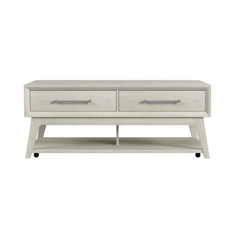 Westland Coffee Table with Casters in Almond