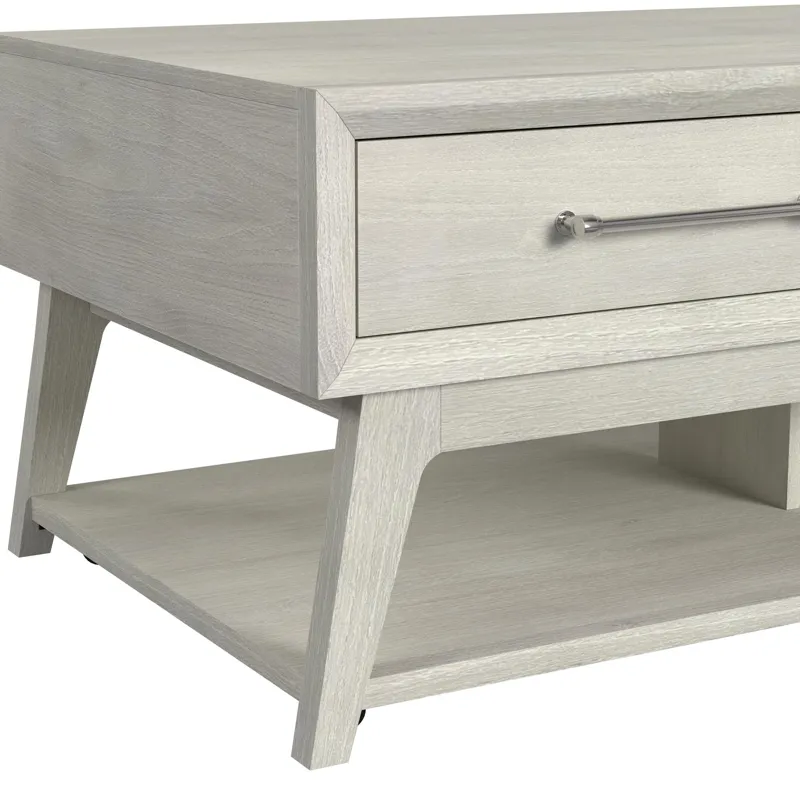 Westland Coffee Table with Casters in Almond