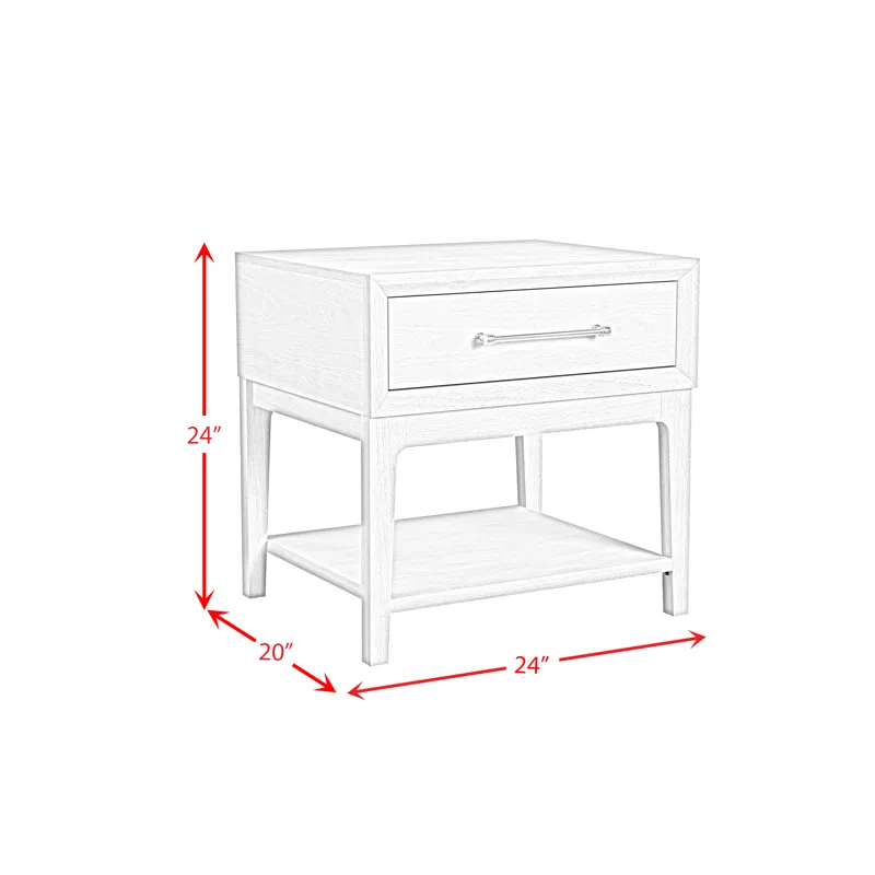 Westland End Table in Almond
