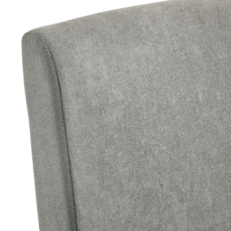 Weston Upholstery Side Chair Walnut W/Smoke fabric (2 Per Pack)