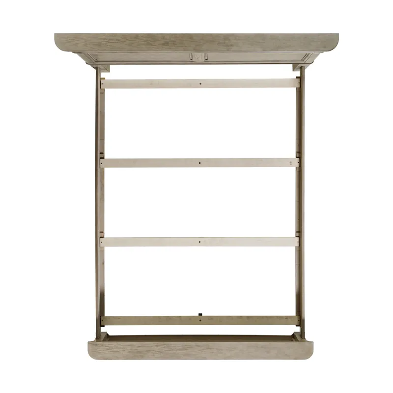 Whit-Ash Queen Panel Bed in Light Grey